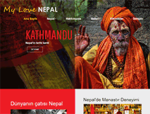 Tablet Screenshot of mylovenepal.com